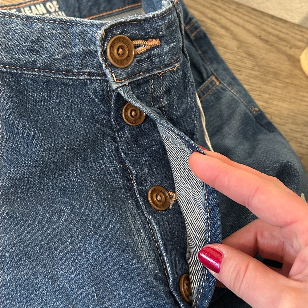AG High Rise Button Denim - Picture 2 of 11
